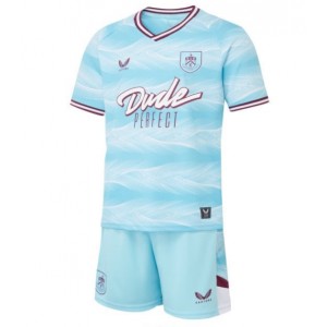 Fotbalové Dres Burnley Dětské Venkovní Oblečení 2025-26 Krátký Rukáv (+ trenýrky)